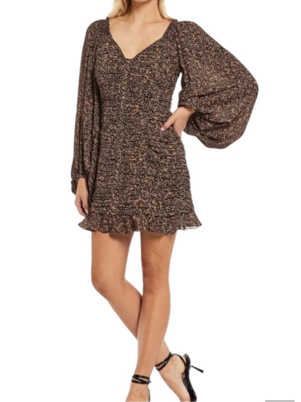 Ted Baker London Wyatte Bodycon Ruched Dress size 4 (340.00 original price)
